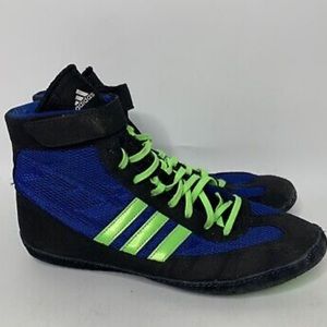 2014 Adidas Combat Speed 4 Wrestling Shoes Blue M18783 Mens size 13 EUC